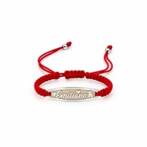 Pulsera Placa Osito Guardián