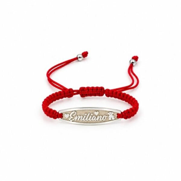 10 Pulsera Placa Osito Guardián