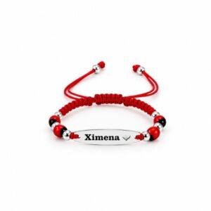 2 Pulsera Placa Dulce Corazón
