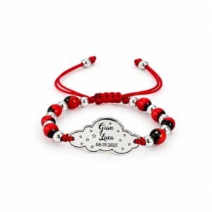 Pulsera Placa Nube Estrellada