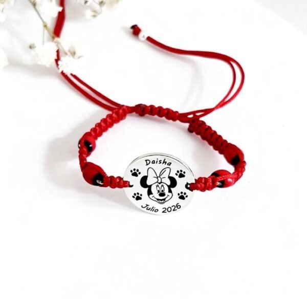 Pulsera Moneda Minnie Mouse