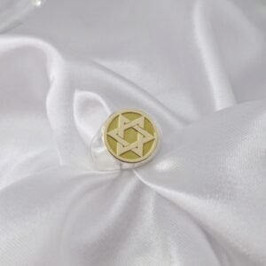 Anillo Sello Estrella de David