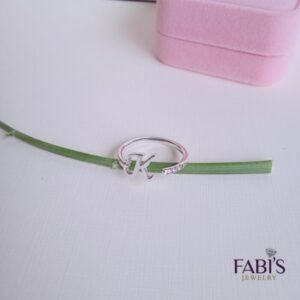 ANILLO LETRA Y CIRCONES 99 Anillo Letra Y Circones