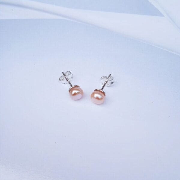 ARETE PERLA ROSA 69 Arete Perla Rosa