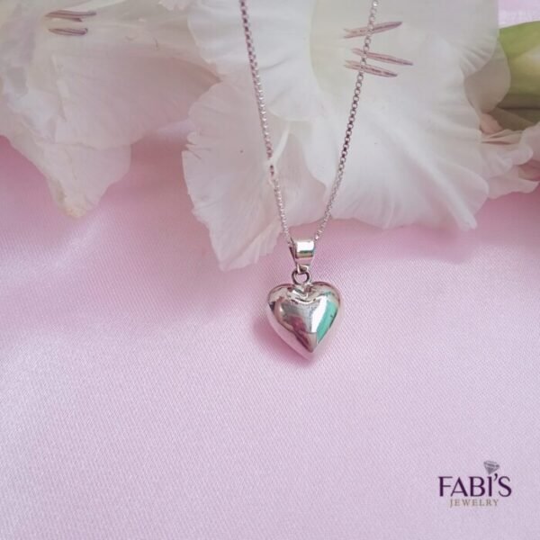 COLLAR CORAZÓN BOMBÉ Collar Corazón Bombé