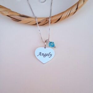 COLLAR CORAZON Y CRISTAL 169 COLLAR CORAZON Y CRISTAL