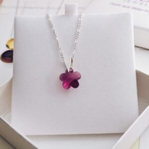 Collar Flor De Cristal