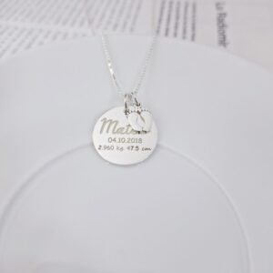 Collar Moneda Y Piecito