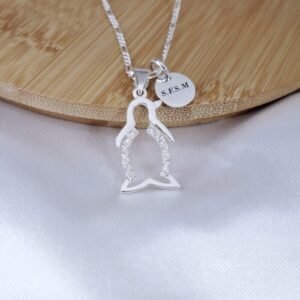 COLLAR PINGÜINO Y MONEDA PERSONALIZADA 210 COLLAR PINGÜINO Y MONEDA PERSONALIZADA