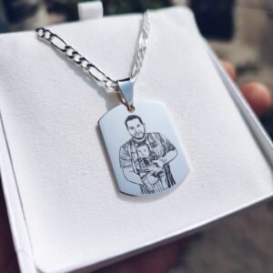 COLLAR PLACA MILITAR FOTORETRATO 269 Collar Placa Militar Fotoretrato