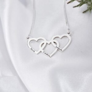 Collar Tri Silueta Corazónes