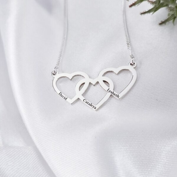 COLLAR TRI SILUETA CORAZÓNES 129 Collar Tri Silueta Corazónes