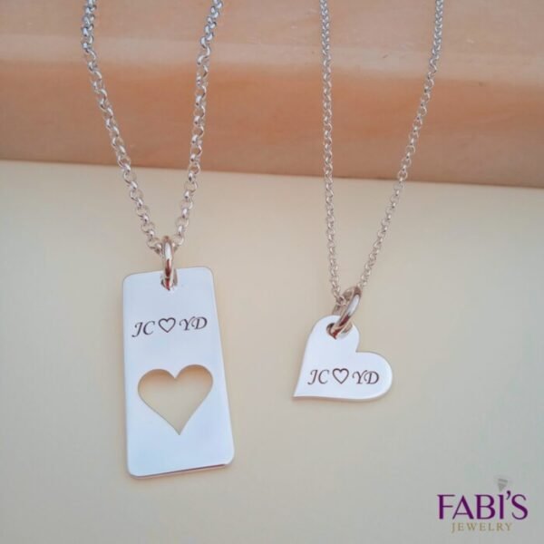 COLLARES PLACA CORAZON 269 Collares Placa Corazon