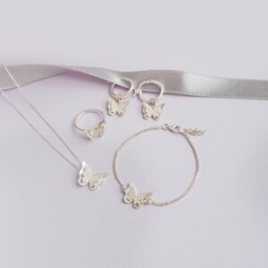 Juego Set Mariposa Escarchada