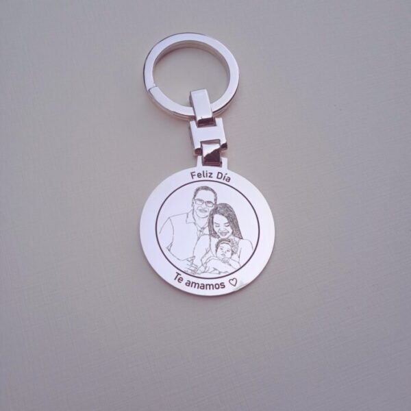 LLAVERO FOTORETRATO DONA