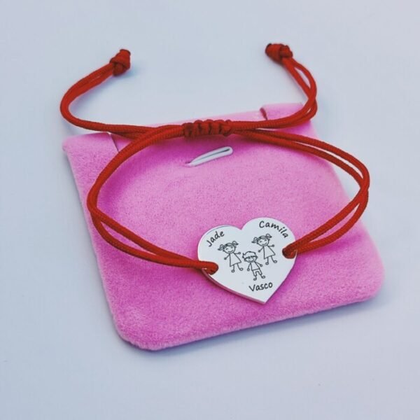 PULSERA CORAZON HILO 89 Pulsera Corazon Hilo