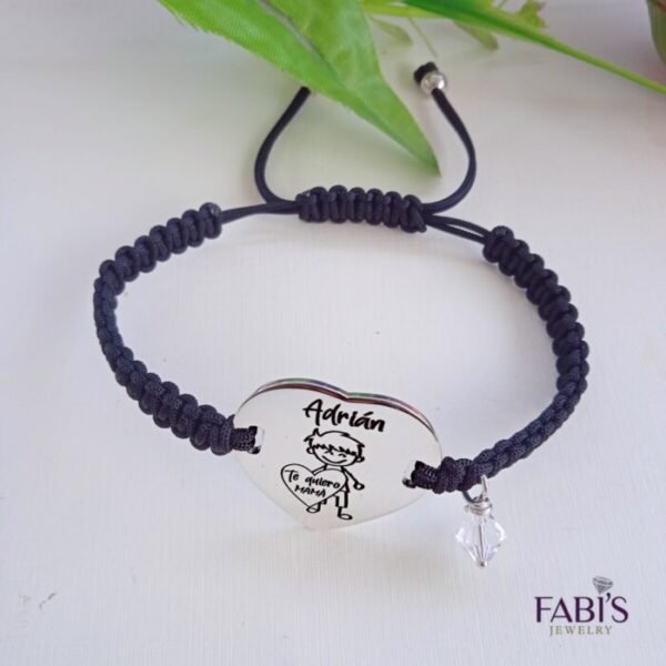 Pulsera Corazón Tejido