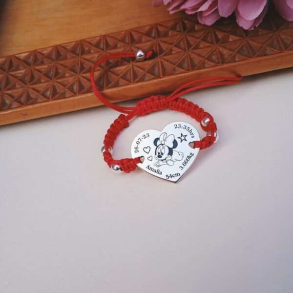 Pulsera Esferas Minnie Mouse