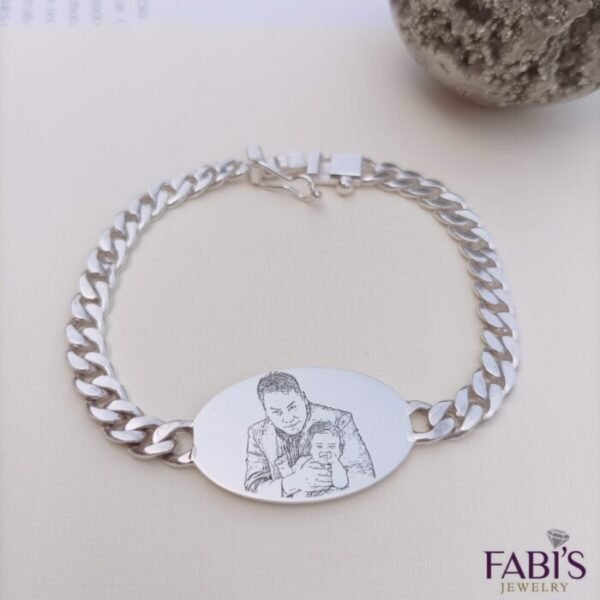 PULSERA OVOIDE FOTORETRATO 259 Pulsera Ovoide Fotoretrato
