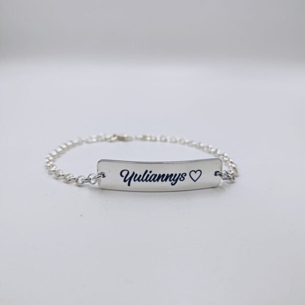 PULSERA PLACA NOMBRE