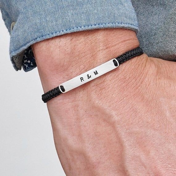 Pulsera Placa Tejida