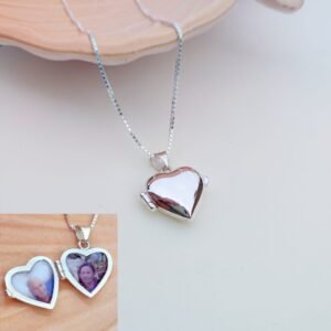 RELICARIO CORAZÓN BOMBÉ